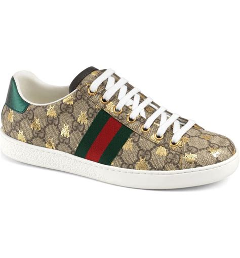 gucci bees sneaker|Gucci sneakers ace women.